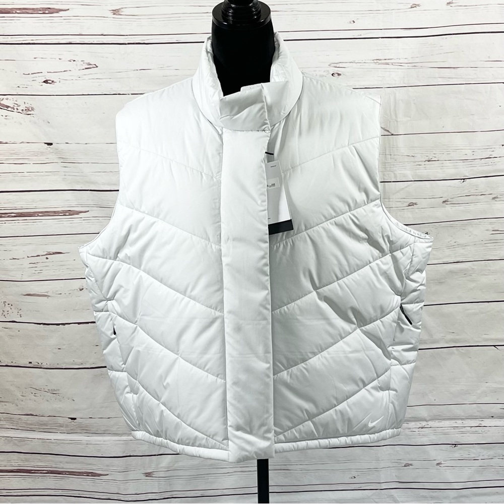 Nike Therma Fit Repel Women’s Reversible Golf Vest White Gray DA3220-025 Sz XXL.